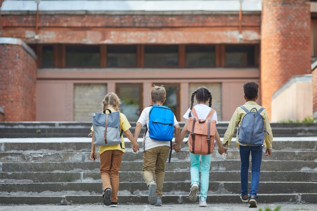 Kids Walking to School